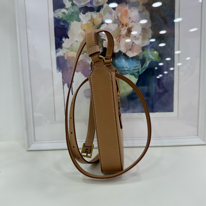 YSL聖羅蘭迷你手機包米色 閒置-3