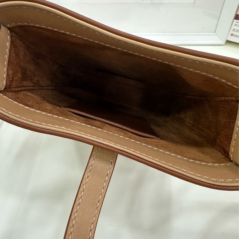 YSL聖羅蘭迷你手機包米色 閒置-8