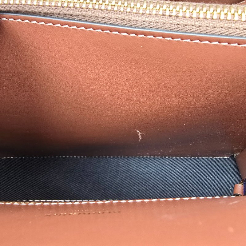 BURBERRY 巴寶莉 新款迷你 Vintage 格紋 雙提把 Title 手提包 肩背包-10