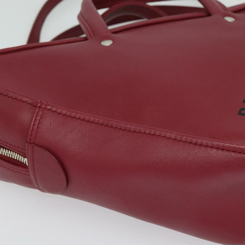 【日本直送】BALENCIAGA 三角形旅行手袋 皮革 兩用 紅色 476975 正品 135922-14