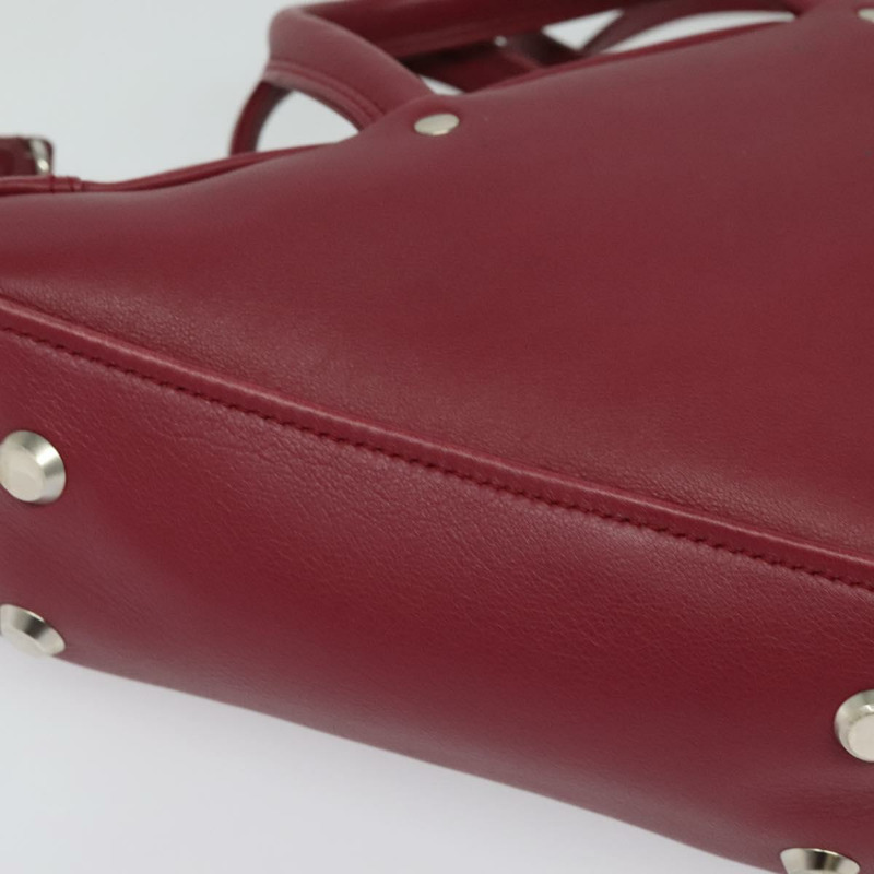 【日本直送】BALENCIAGA 三角形旅行手袋 皮革 兩用 紅色 476975 正品 135922-16
