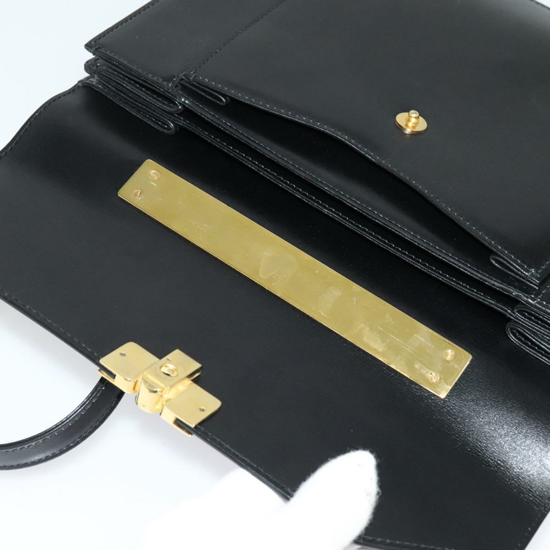 【日本直送】BALLY 手提包 皮革 2 款 黑色 金色 正品 sw1155-9