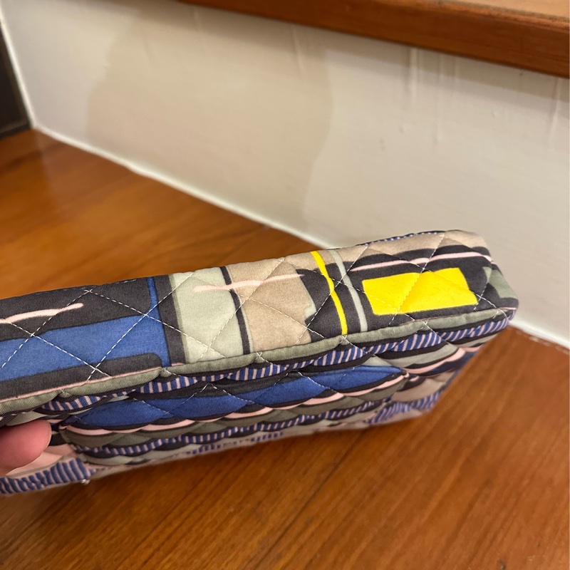 CHANEL 拼色布面粉雙C口蓋鏈包 最划算絕版品-18