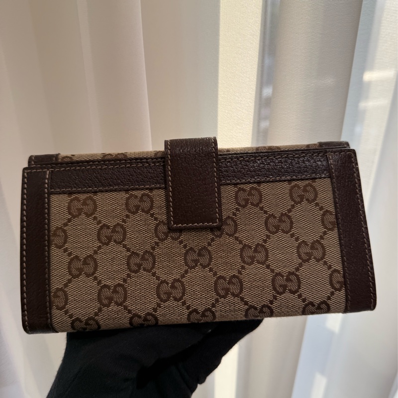 GUCCI 老花長夾-1