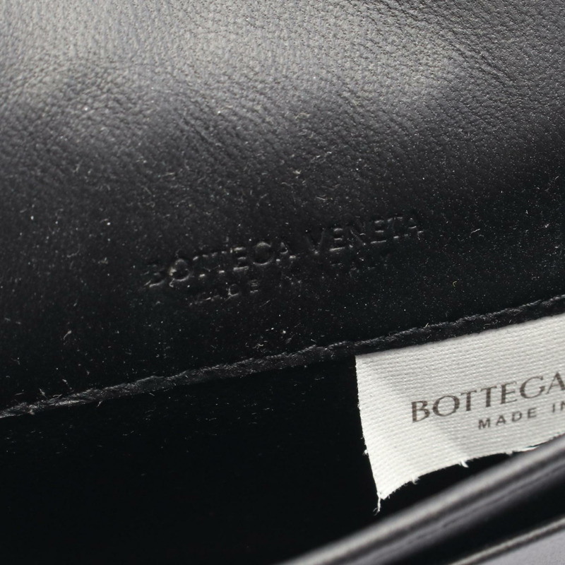 BOTTEGA VENETA Intrecciato 卡包 133945V3UN18803 黑色皮革 全新 男女通用 BV-3