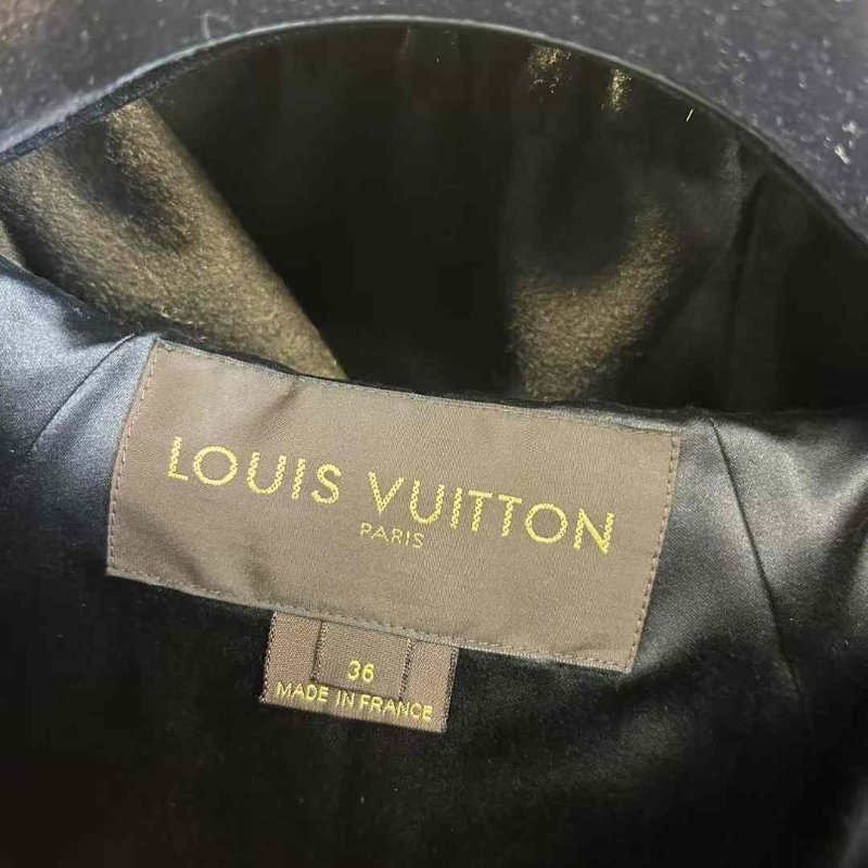 Louis Vuitton 高訂款-特殊立體剪裁 羊毛桑蠶絲 原價八萬-3