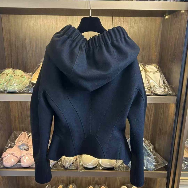 Louis Vuitton 高訂款-特殊立體剪裁 羊毛桑蠶絲 原價八萬-6