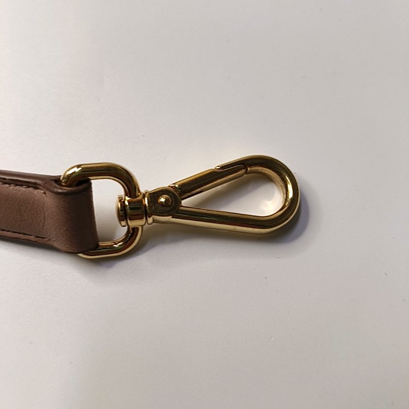 Miu Miu Crystal裸粉色羊皮縫線斜挎包手提包單肩包 銀色五金 2條可拆卸肩帶-14