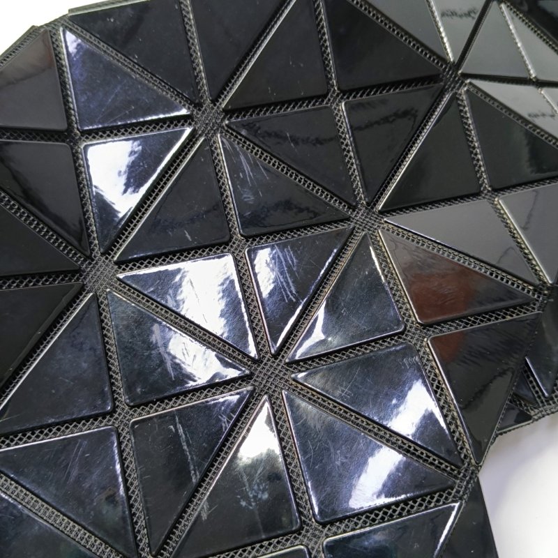 ISSEY MIYAKE三宅一生BAO BAO LUCENT黑色特殊材質幾何包手提包單肩包 黑色五金-11