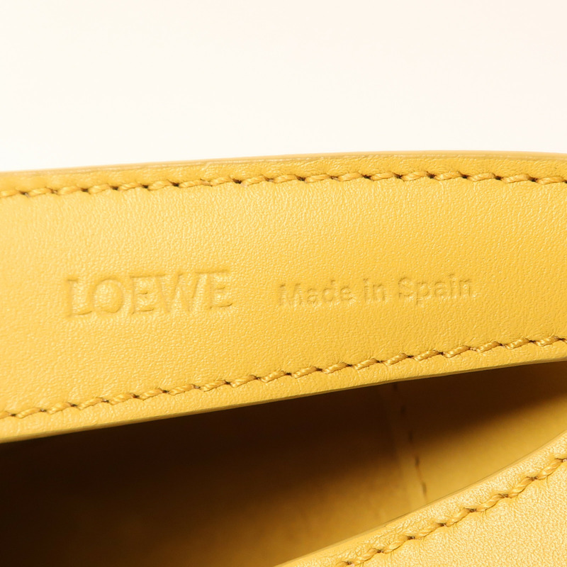LOEWE 牛皮皮革Luna Hobo Bag金扣肩背袋-10