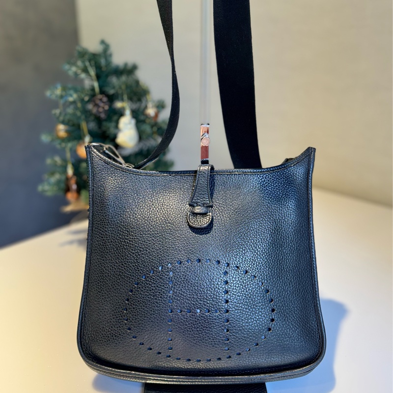 Hermes Evelyne 29 黑銀-0