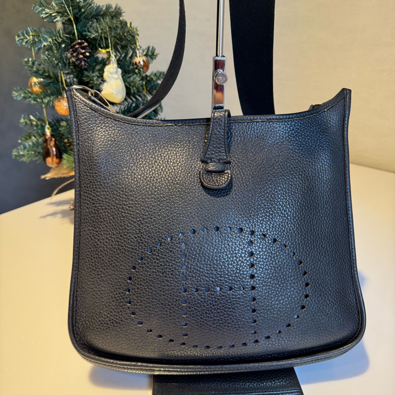 Hermes Evelyne 29 黑銀-1