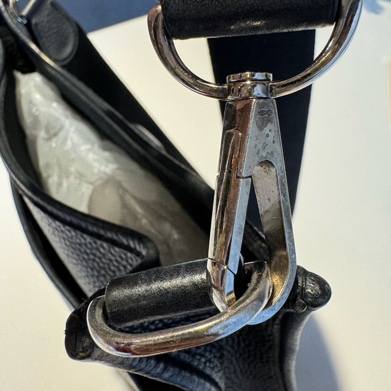 Hermes Evelyne 29 黑銀-12