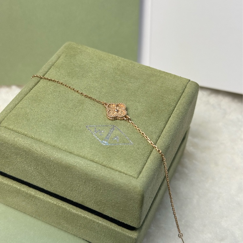 (保留中)Van Cleef & Arpels Sweet Alhambra手鍊 18K玫瑰金-2