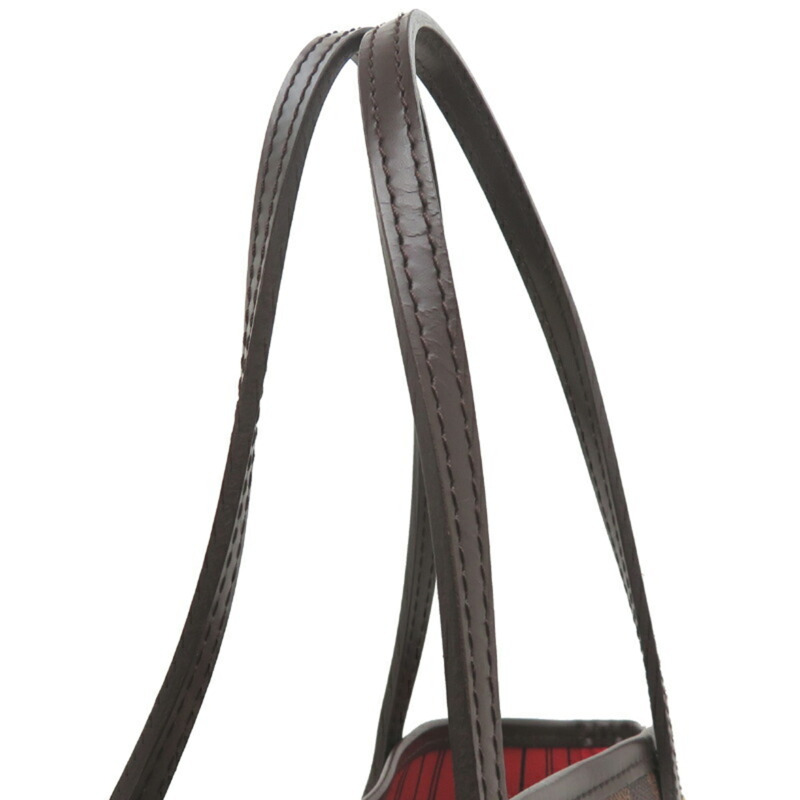 Louis Vuitton Neverfull PM 女士托特包 N51109 Damier 棕色-4