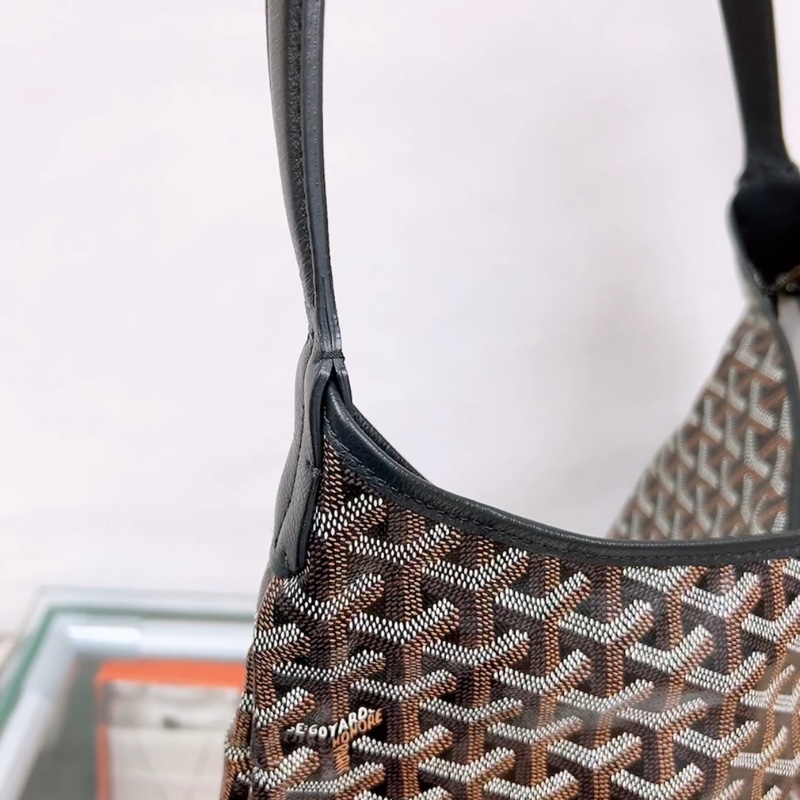 Goyard boheme hobo 黑色 奶茶愛心 托特肩背包-3