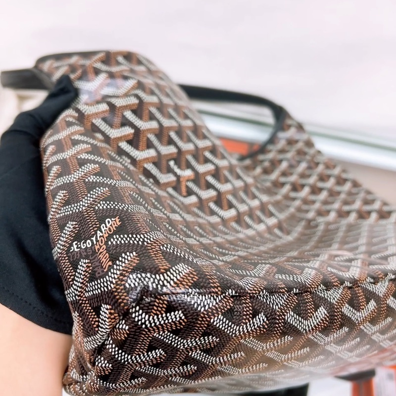 Goyard boheme hobo 黑色 奶茶愛心 托特肩背包-9