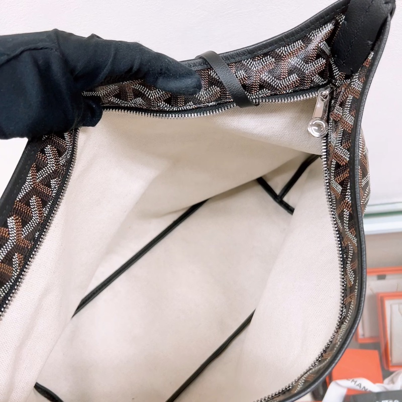 Goyard boheme hobo 黑色 奶茶愛心 托特肩背包-12