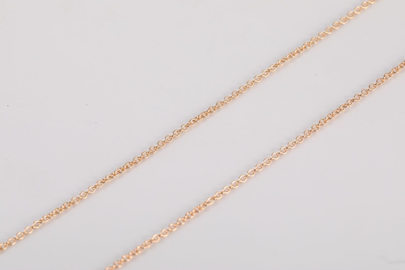 TIFFANY&CO(蒂芙尼) Tiffany T 微笑項鏈 中號 18K玫瑰金 項鏈 玫瑰金-3