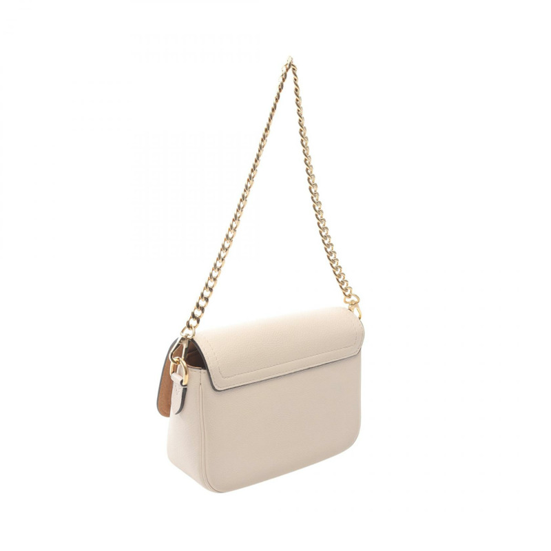 LOUIS VUITTON Lockme Tender 單肩包 M21611 皮革 米色 二手 女士 LV-1