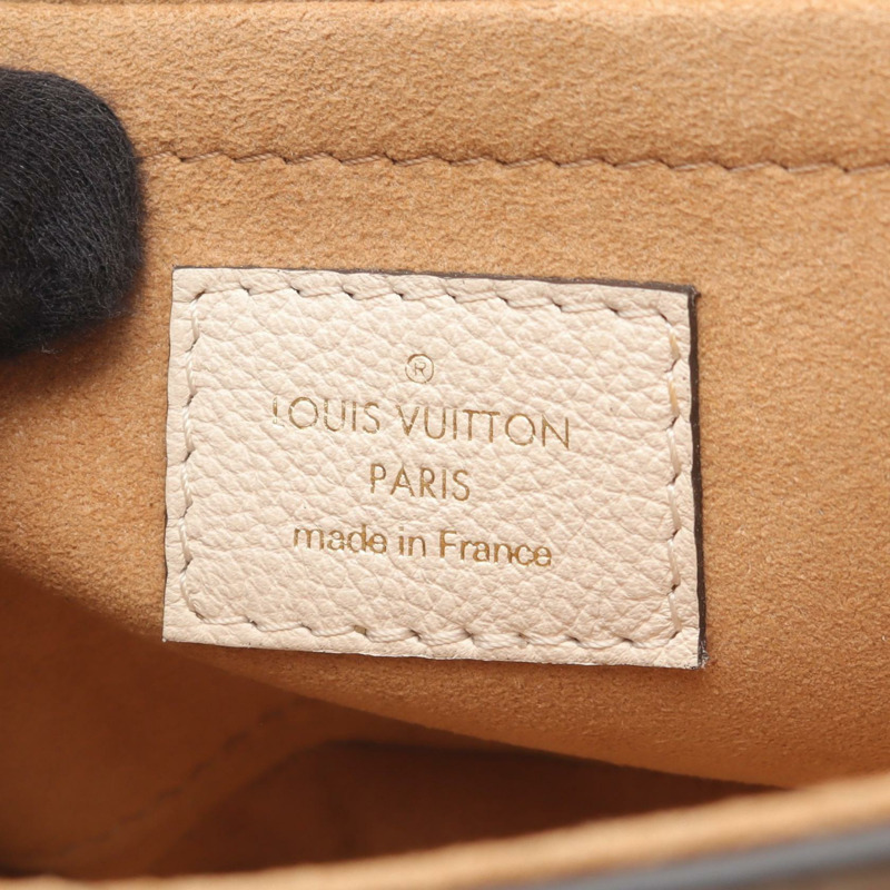 LOUIS VUITTON Lockme Tender 單肩包 M21611 皮革 米色 二手 女士 LV-3