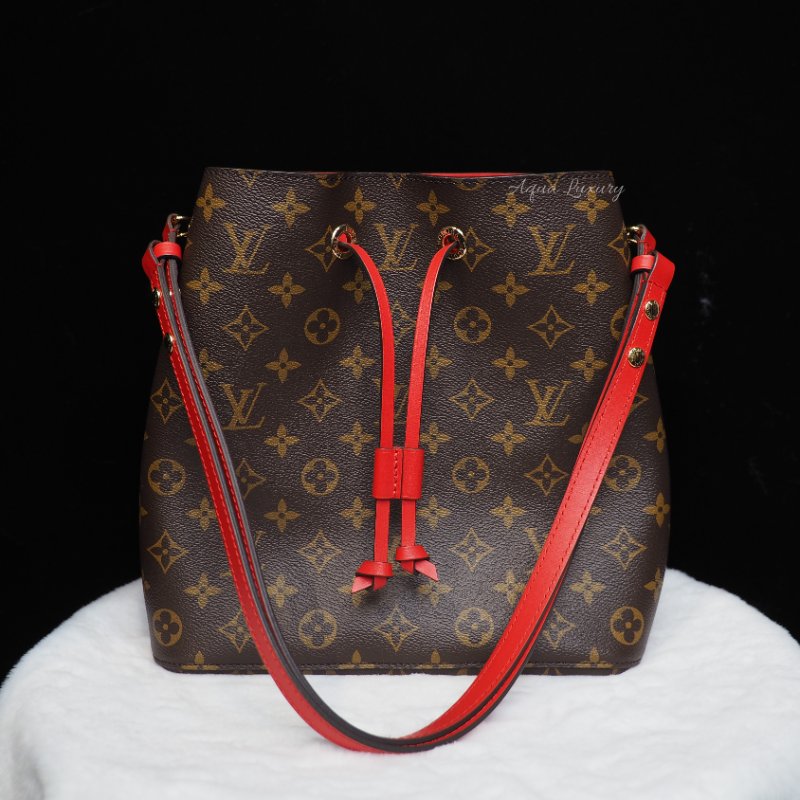 二手 LOUIS VUITTON NeoNeo MM 紅邊 tote bag-1