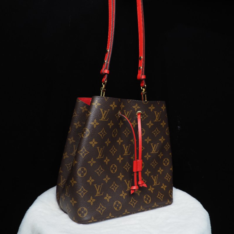 二手 LOUIS VUITTON NeoNeo MM 紅邊 tote bag-3