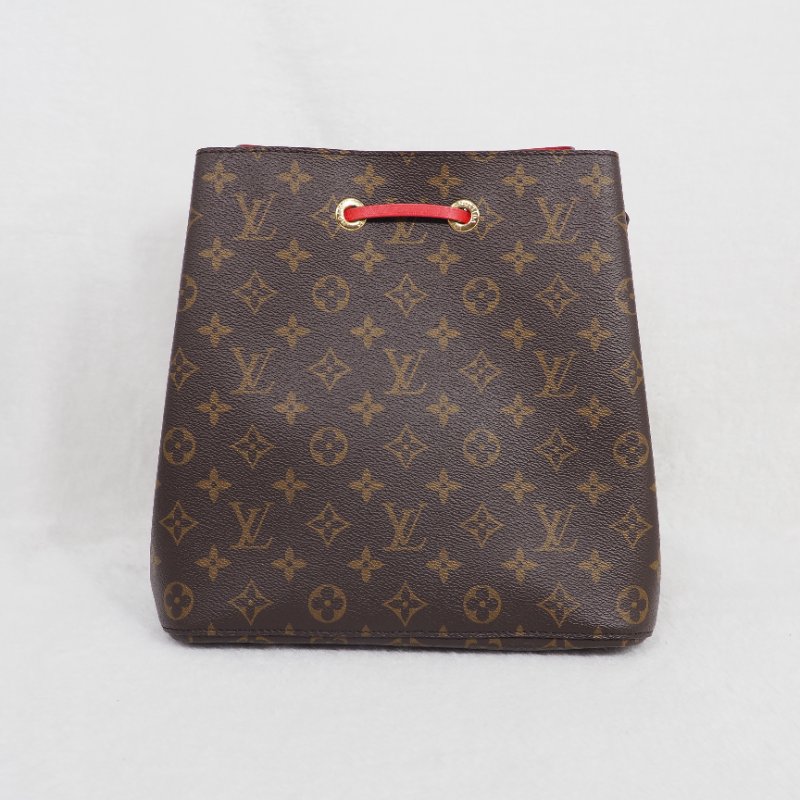 二手 LOUIS VUITTON NeoNeo MM 紅邊 tote bag-6
