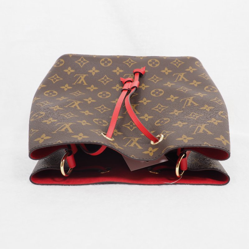 二手 LOUIS VUITTON NeoNeo MM 紅邊 tote bag-14