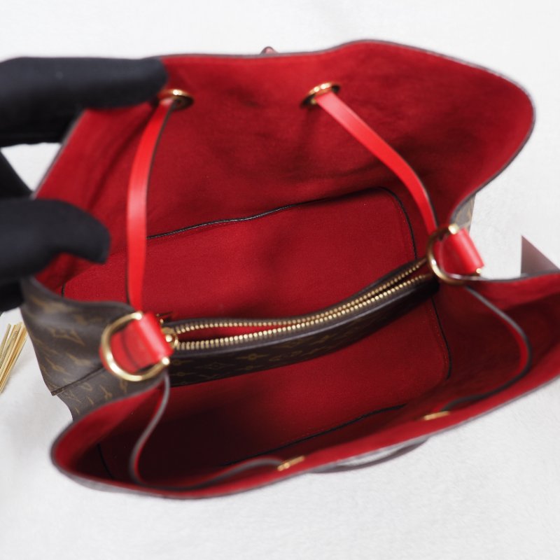 二手 LOUIS VUITTON NeoNeo MM 紅邊 tote bag-15