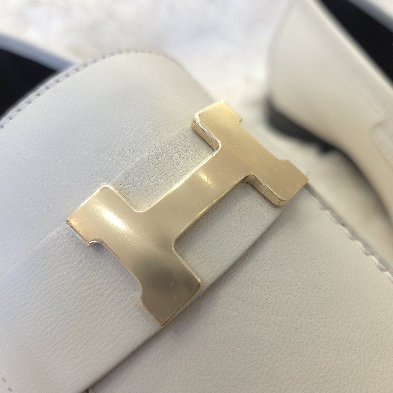Hermès Paris H 金釦 樂福鞋 39-3