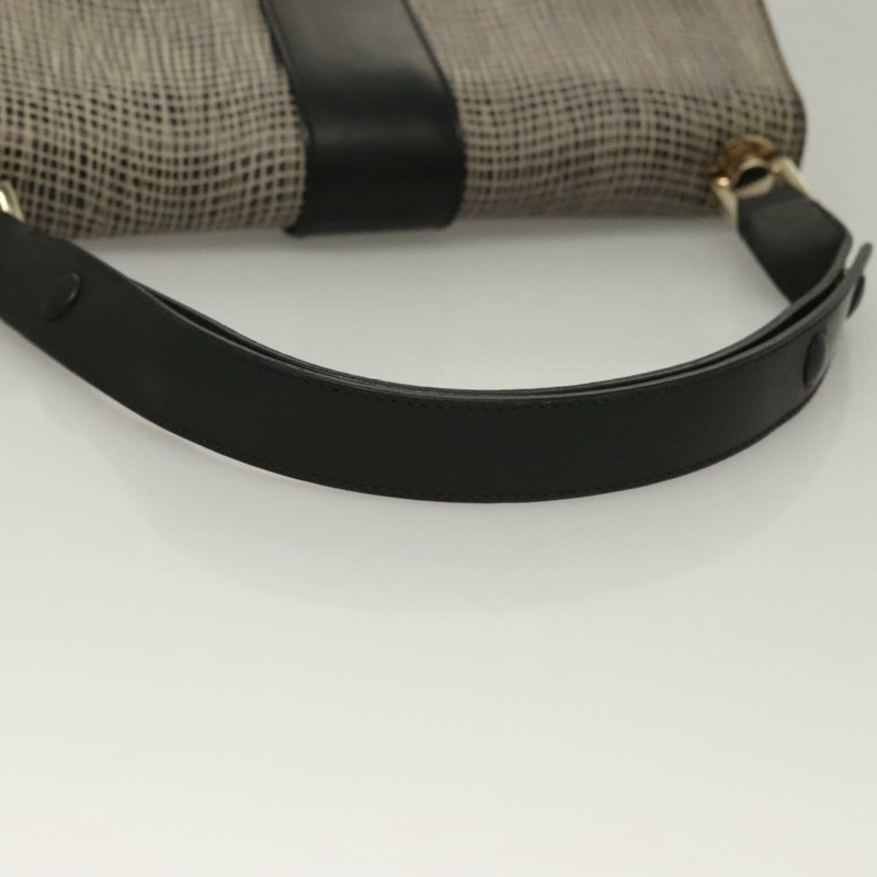 【日本直送】Salvatore Ferragamo Gancini 單肩包 皮革 黑棕色 正品 134093-6