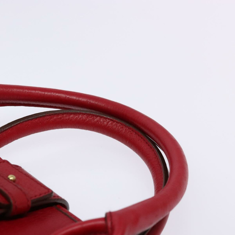 【日本直送】Salvatore Ferragamo Gancini 手提包 皮革 紅金 正品 135928-7