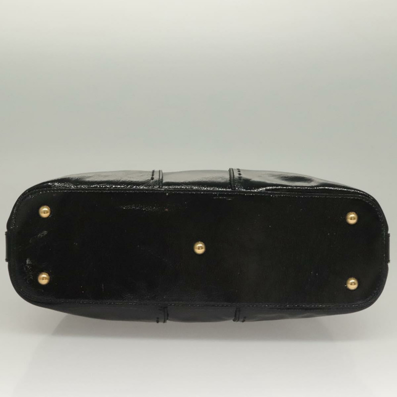 【日本直送】SAINT LAURENT Muse 單肩包 琺瑯 黑金 正品 sw1147-4