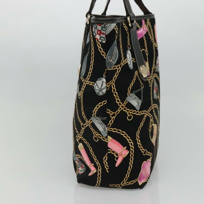 【日本直送】GUCCI 托特包 緞面黑金 153009 正品 136048-3