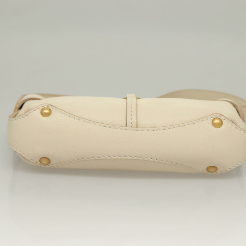 【日本直送】Salvatore Ferragamo 手提包 皮革 白金 正品 135794-5