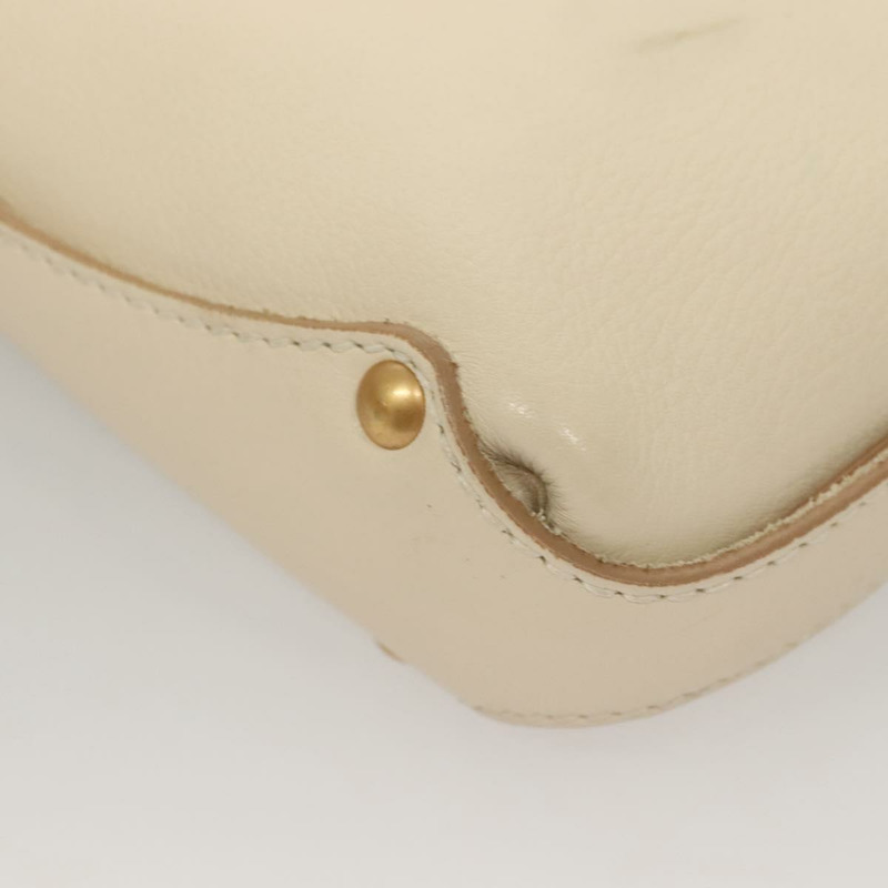 【日本直送】Salvatore Ferragamo 手提包 皮革 白金 正品 135794-16