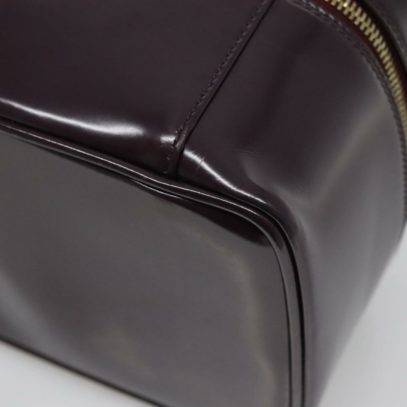 【日本直送】GUCCI 竹製化妝包 手提包 皮革 紫金色 032 1956 0150 正品 136119-14