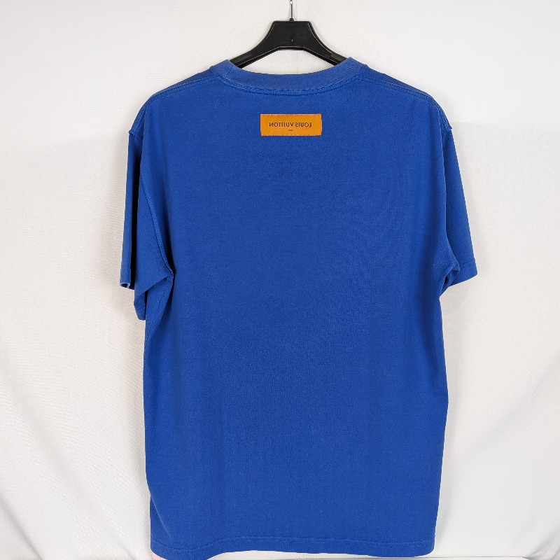 莉亞精品♡LV浮雕圓領短袖 尺碼L 二手美品-1