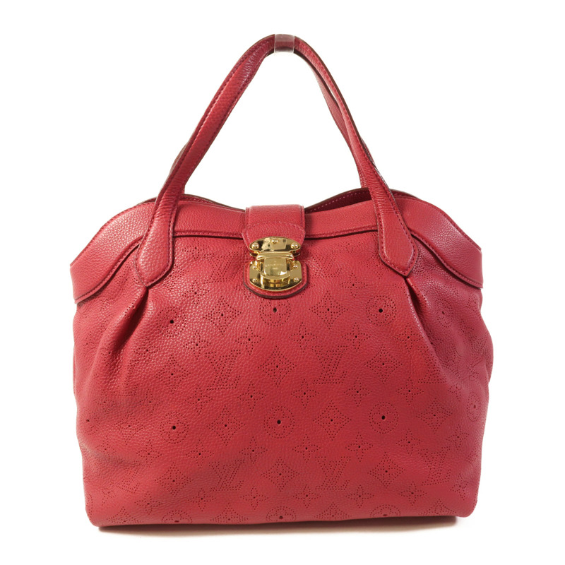 LOUIS VUITTON Mahina Cirrus PM金扣手挽袋-0