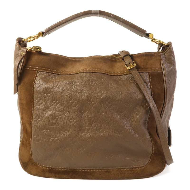 LOUIS VUITTON Monogram Empreinte Audacieuse MM金扣手挽肩背兩用袋-0