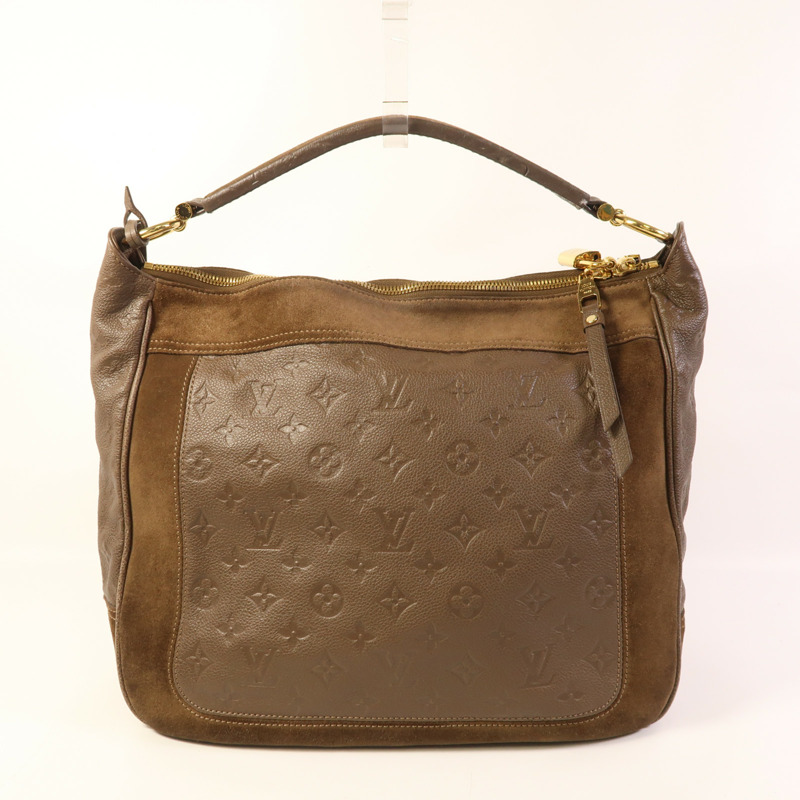 LOUIS VUITTON Monogram Empreinte Audacieuse MM金扣手挽肩背兩用袋-2