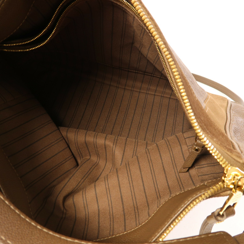 LOUIS VUITTON Monogram Empreinte Audacieuse MM金扣手挽肩背兩用袋-6