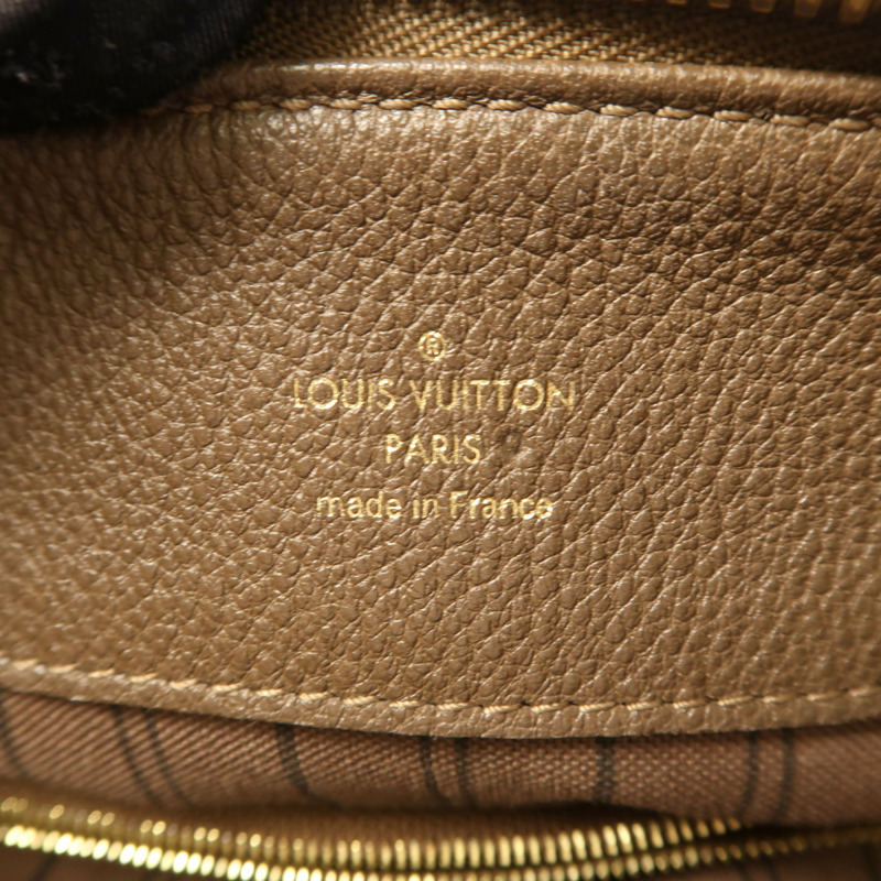 LOUIS VUITTON Monogram Empreinte Audacieuse MM金扣手挽肩背兩用袋-7