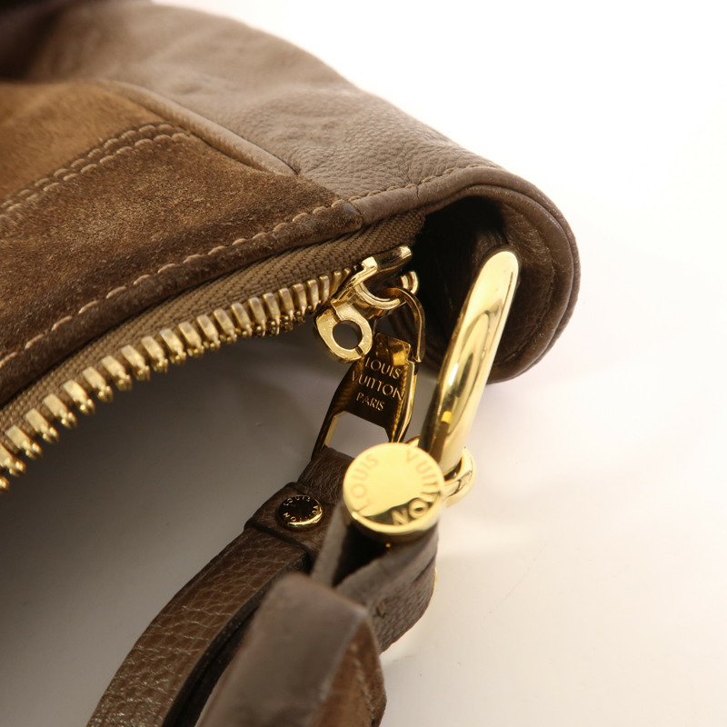 LOUIS VUITTON Monogram Empreinte Audacieuse MM金扣手挽肩背兩用袋-11