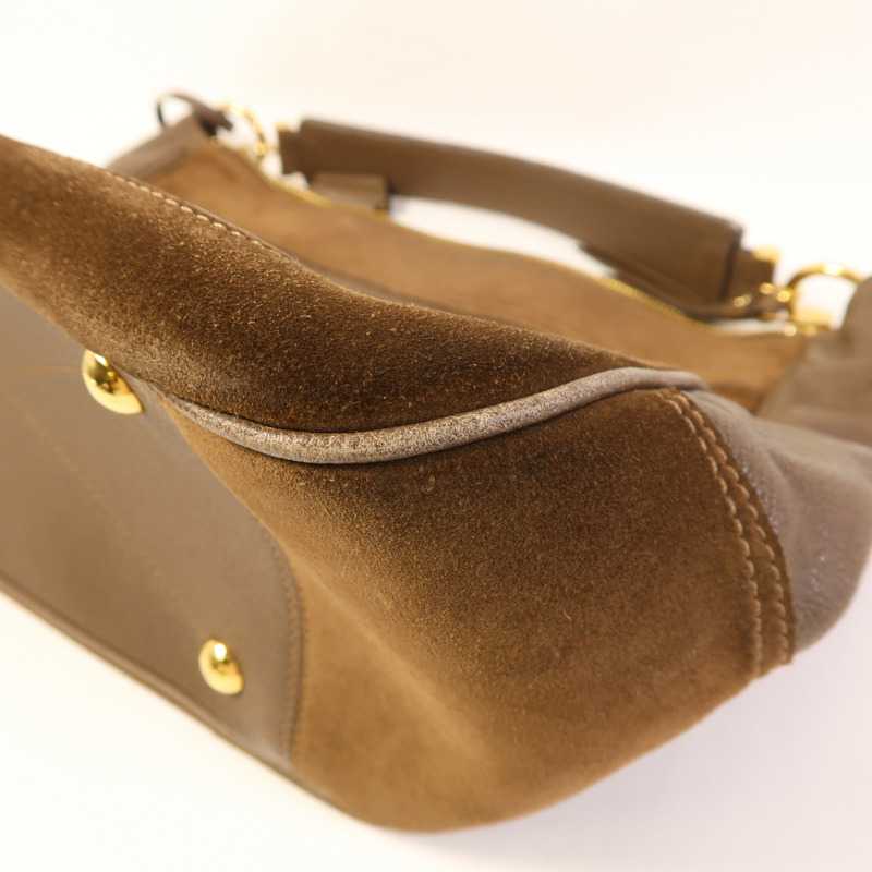 LOUIS VUITTON Monogram Empreinte Audacieuse MM金扣手挽肩背兩用袋-14