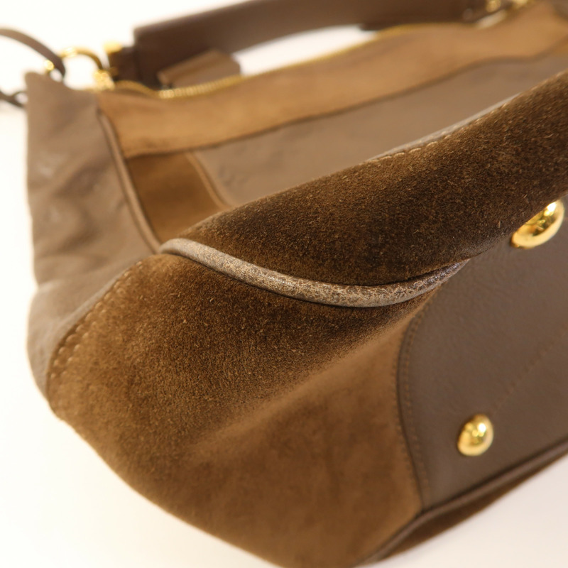 LOUIS VUITTON Monogram Empreinte Audacieuse MM金扣手挽肩背兩用袋-15
