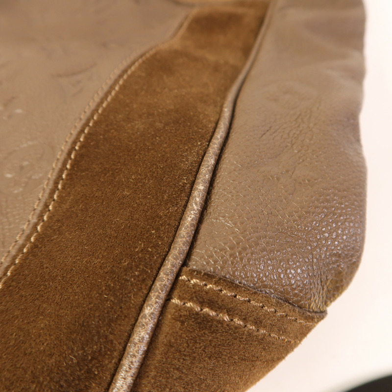 LOUIS VUITTON Monogram Empreinte Audacieuse MM金扣手挽肩背兩用袋-16