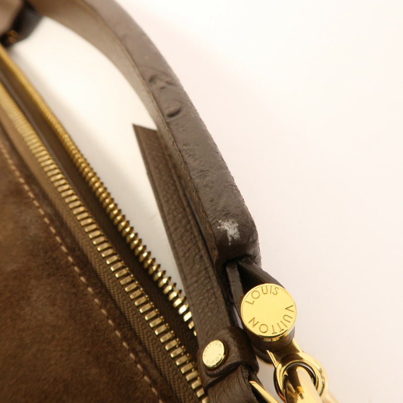 LOUIS VUITTON Monogram Empreinte Audacieuse MM金扣手挽肩背兩用袋-18