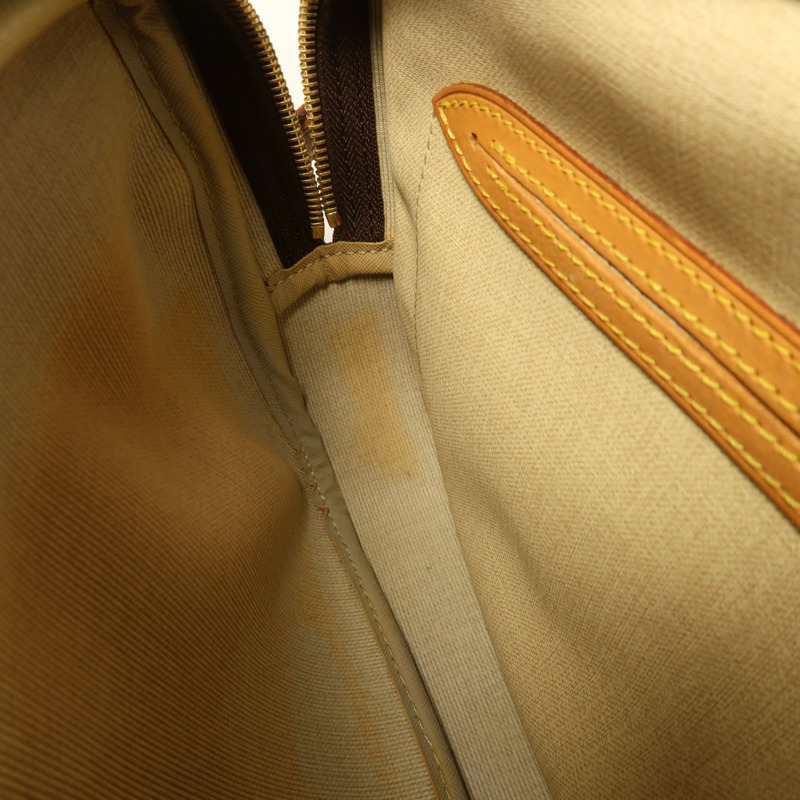 LOUIS VUITTON Monogram Reporter PM金扣肩背袋棕色-22
